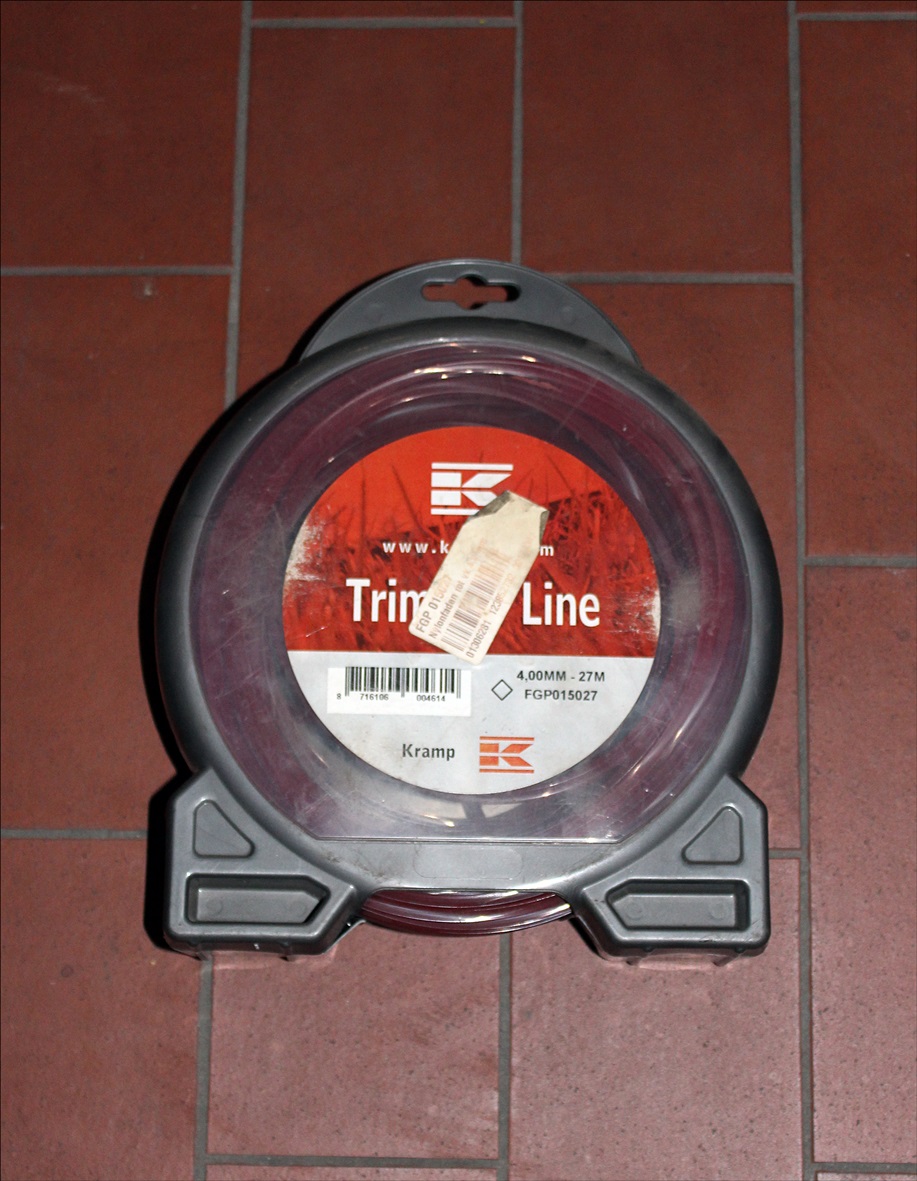 Kramp Trimmerline Nylonfaden Rot 4,0 mm x 27 m
