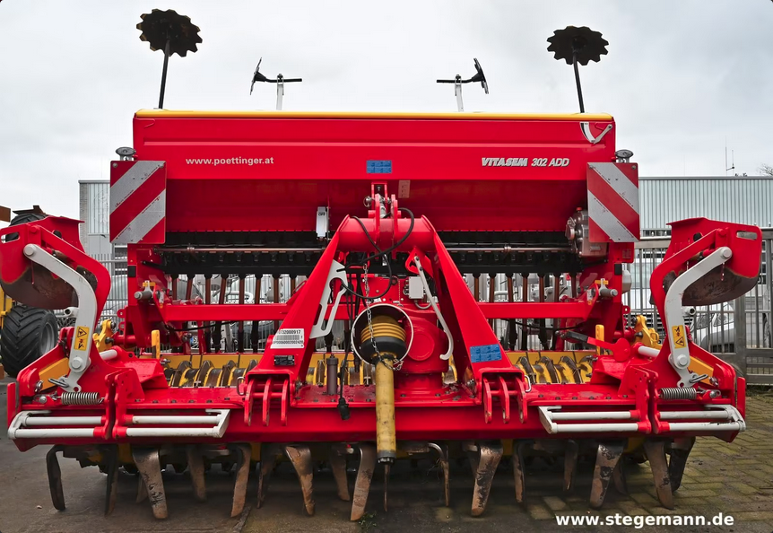 Pöttinger Lion 3002 Kreiselegge+Vitasem 302 ADD Sämaschine